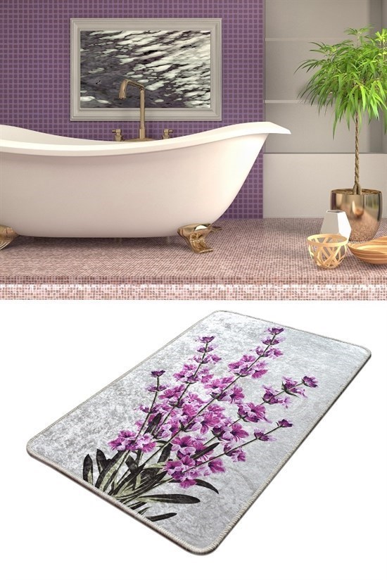 Lavender Djt 60X90 Cm Banyo Banyo Paspası-21995