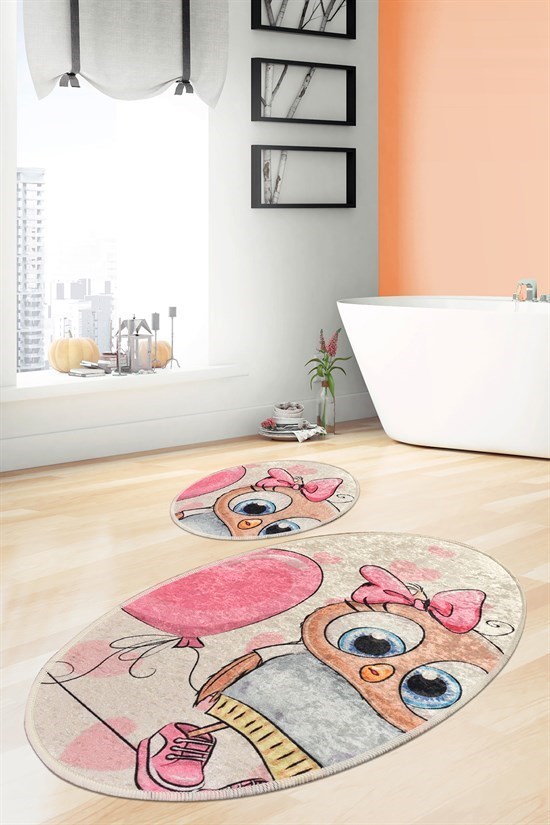 Kıtty Djt 2 Lı Set Banyo Halısı-21882