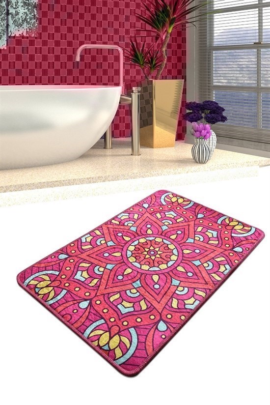 Mandala Djt 60X90 Cm Banyo Banyo Paspası-22244