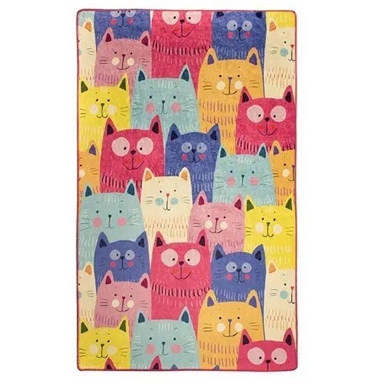 Cats 140X190 Renkli Çocuk Ve Bebek Halısı-20668