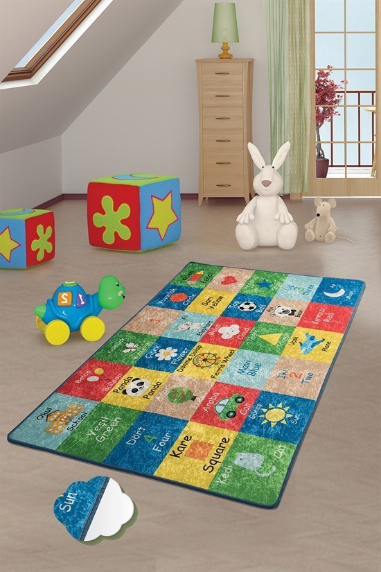 Learnıng 100X160 Çocuk Ve Bebek Halısı-22008