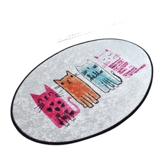 Baby Cats Oval Djt 60X90 Cm Banyo Banyo Paspası-20296