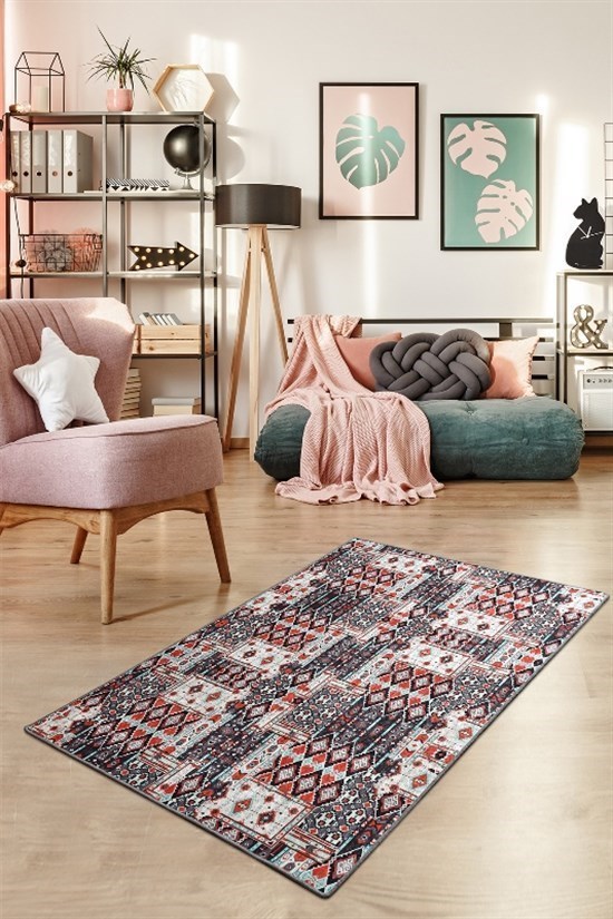 Jasmın Gri Djt 80X150 Cm Dekoratif Halı-21752