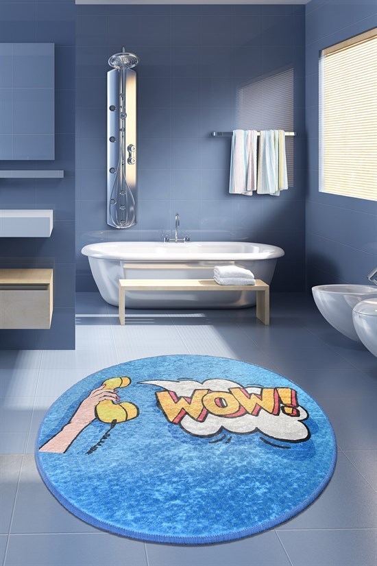 Wow Djt Çap 140 Cm Banyo Halısı, Paspas-23574