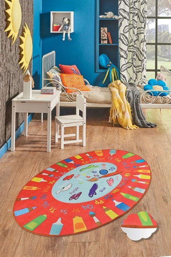 Palette 140X190 Kırmızı Çocuk Ve Bebek Halısı-22596