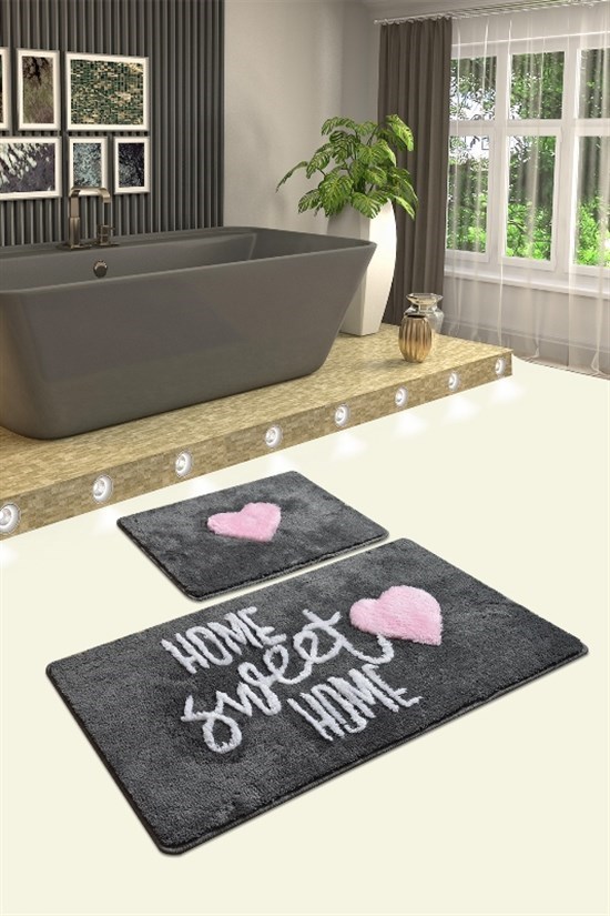 Home Sweet Home Füme 2 Lı Set Klozet Takımı-21624