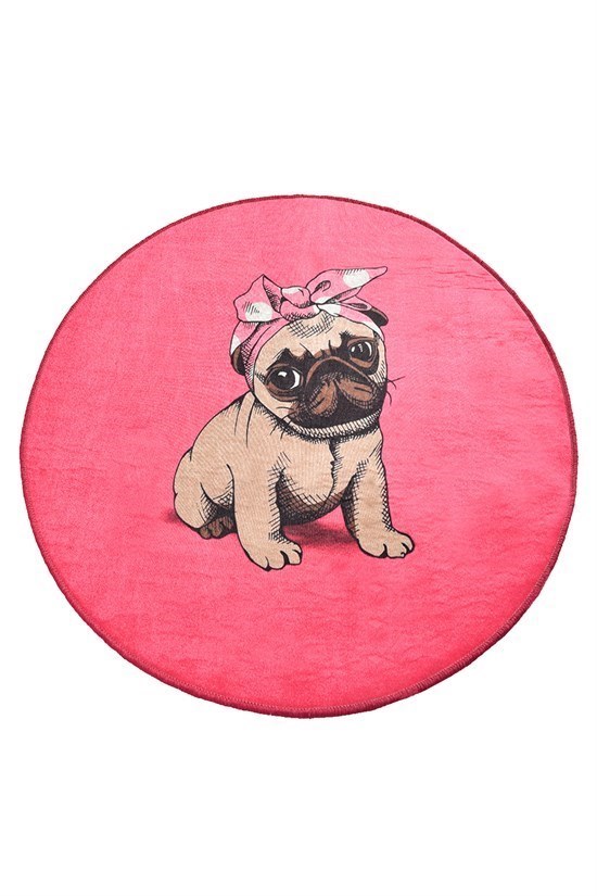 Pınk Pug Djt Çap 100 Cm-22767