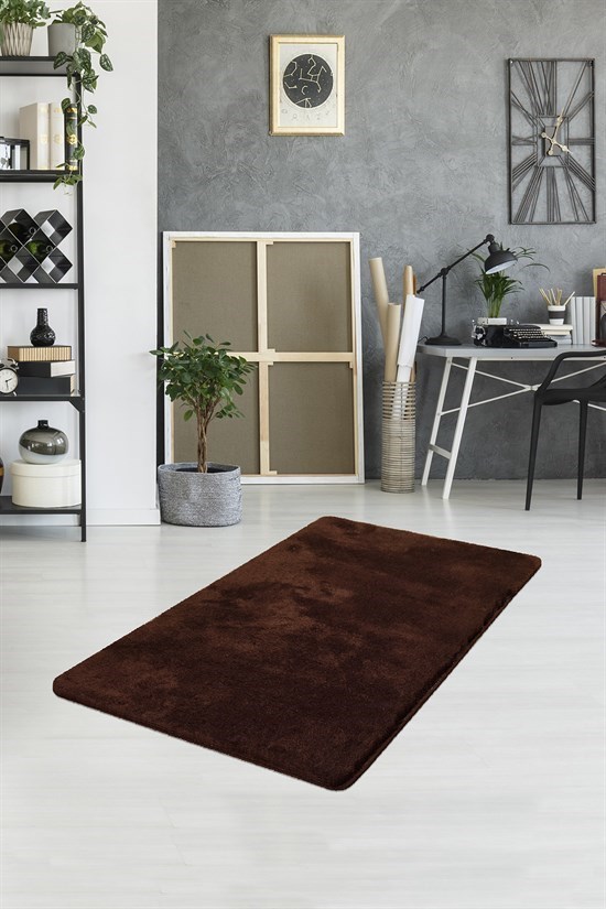 Mılano Acı Kahve 70X120 Cm Dekoratif Halı-22363