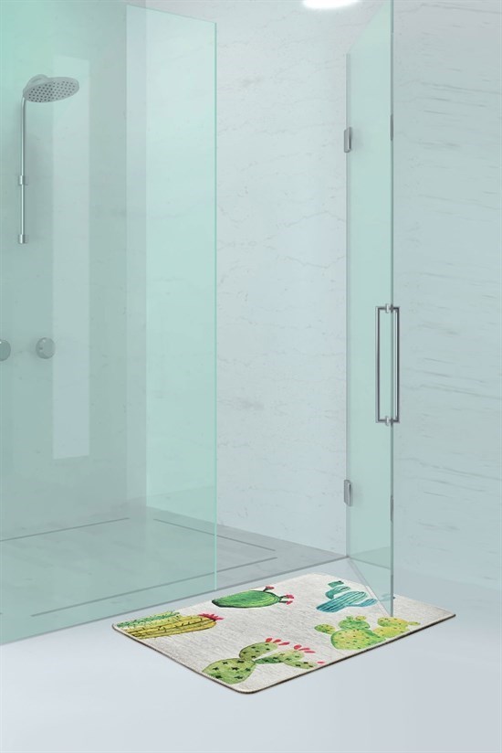 Kaktüs Djt 40X60 Cm Banyo Paspası-21812