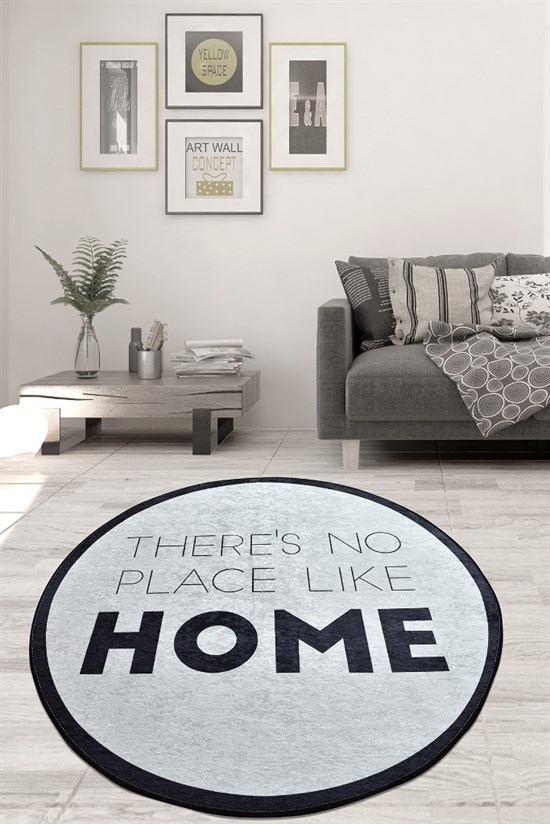 Like Home Djt Çap 120 Cm Kaymaz Taban Dekoratif Halı-22089