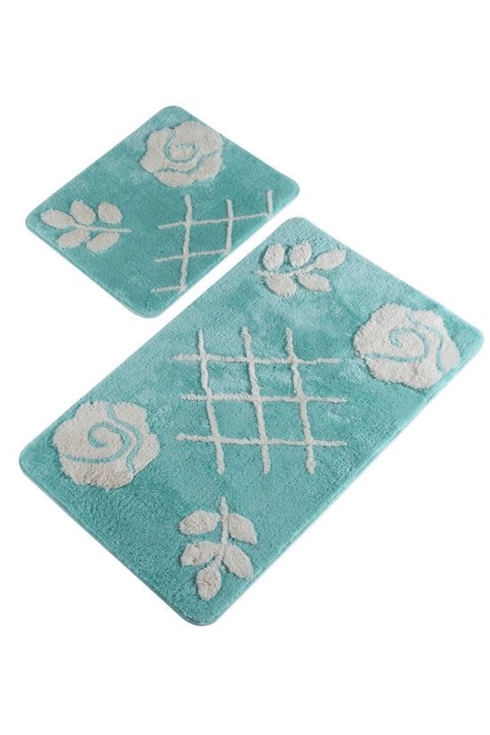 Pastel Mint 2Li Set Banyo Paspası-22675