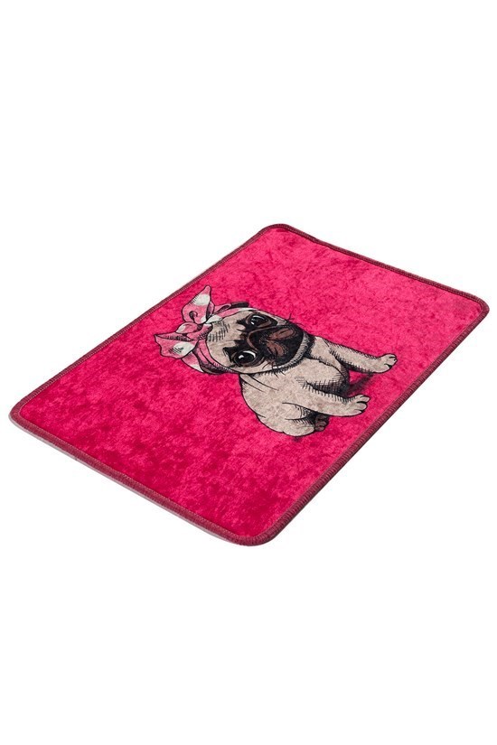 Pınk Pug Djt 40X60 Cm Banyo Paspası-22766