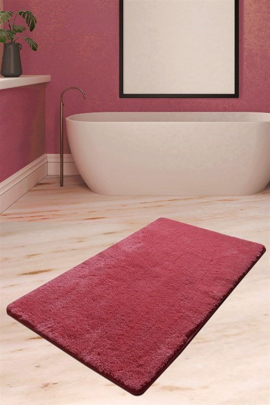 Havaı Rose 70X120 Cm Klozet Takımı, Banyo Paspas Seti Halısı-21546