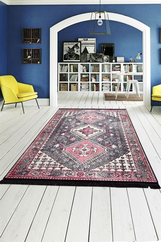 Rondine Renkli Djt 140X190 Cm Dekoratif Yıkanabilir Halı-22959