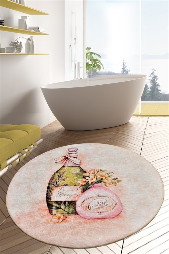 Vıoleta Djt Çap 100 Cm Banyo Halısı-23458