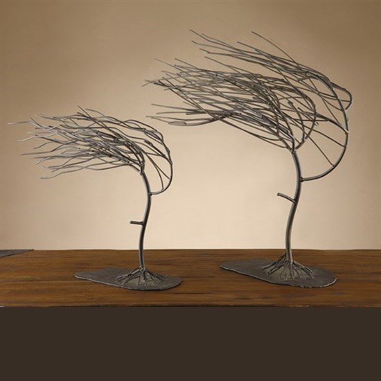 Wındy Woods Tree Sculptures 2 Lı Set 13X45 Cm - 35221