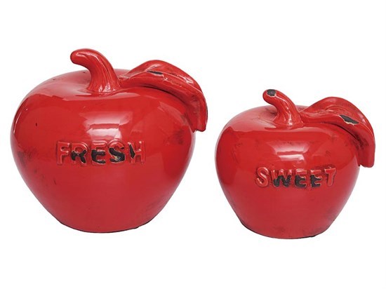 Fresh Sweet Apples 19X16 Cm (2) - 35210