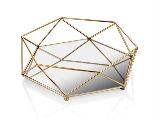 Polygon Gold Ayna 40 Cm - 35598