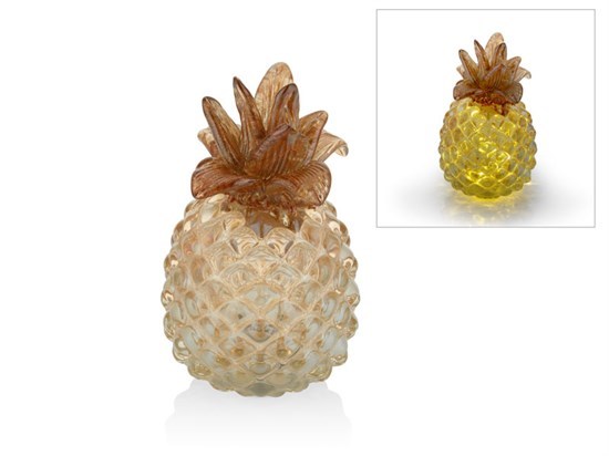 Ledlı Küçük Ananas 10X10X16 Cm (18) - 35746